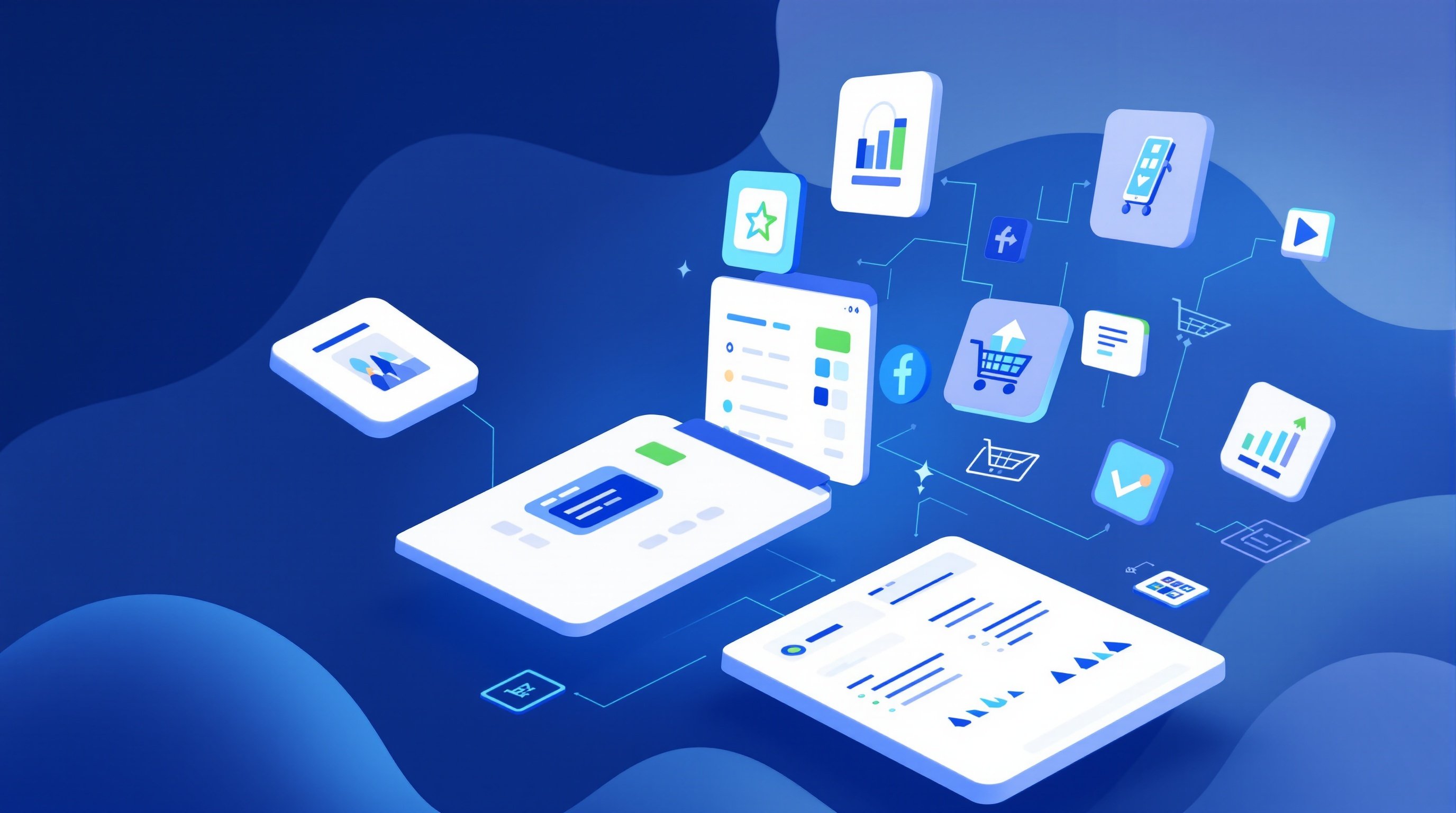 Google Shopping Dashboard mit Produkten und Conversion-Metriken