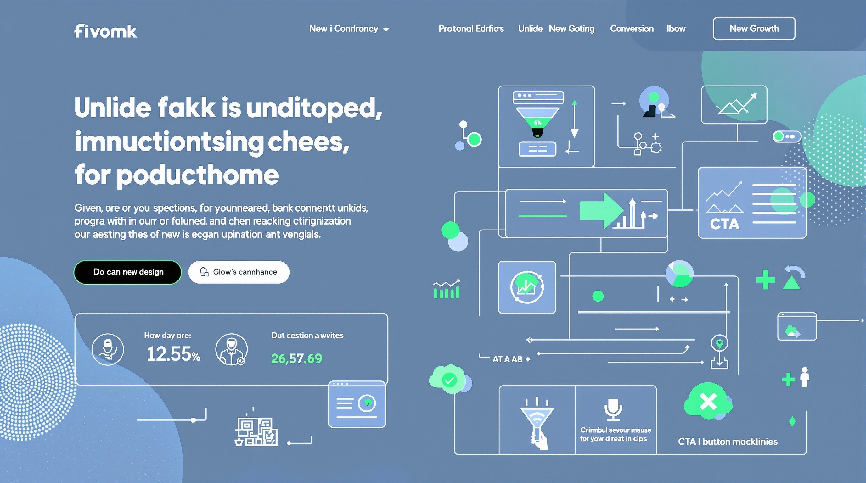 Landing Page Wireframe mit Conversion-Elementen und Optimierungs-Hinweisen